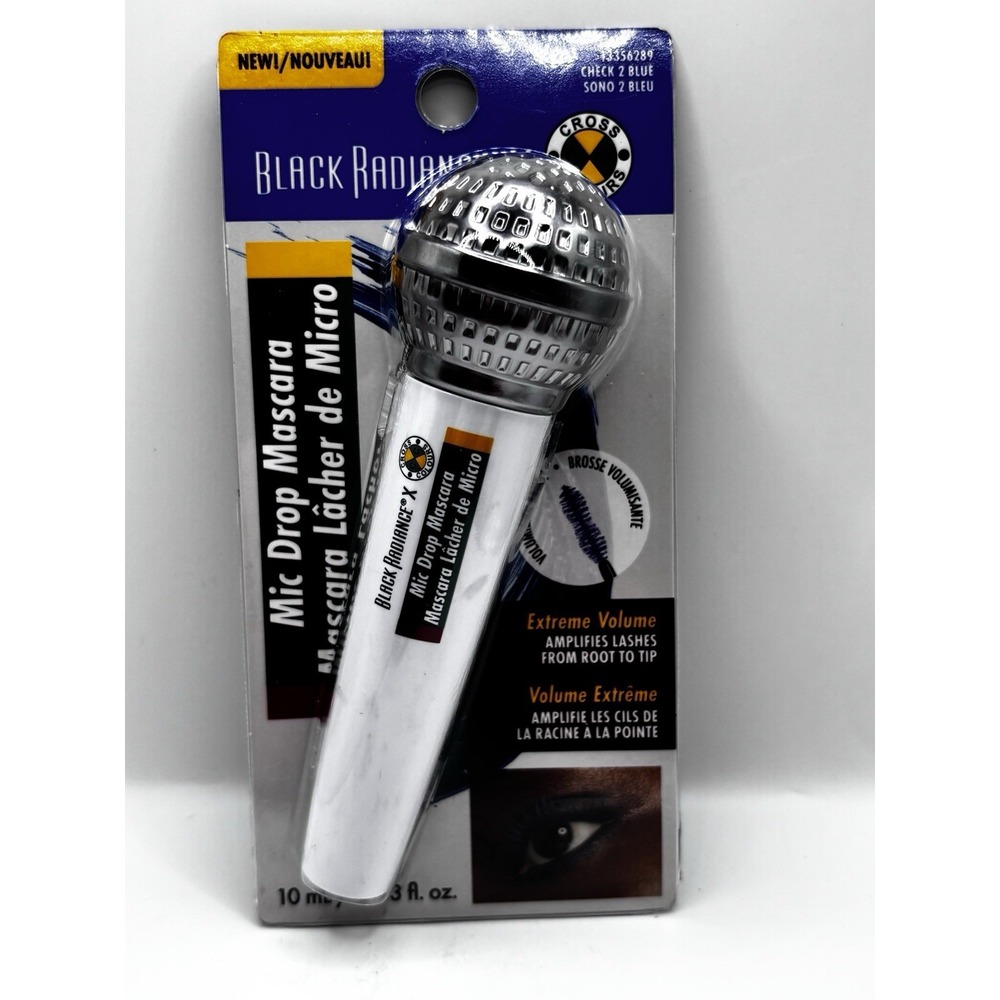 Black Radiance Mic Drop Mascara Check 2 Blue NIP Sealed